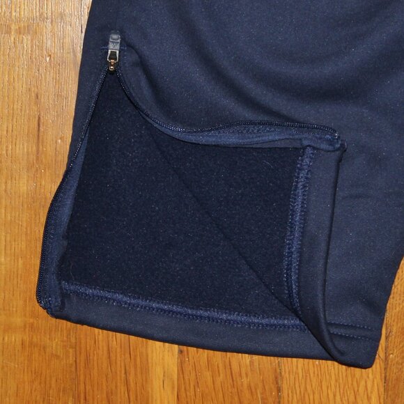 Adidas Stadium Tapered Pants Womens L Navy Blue White - Picture 4 of 7